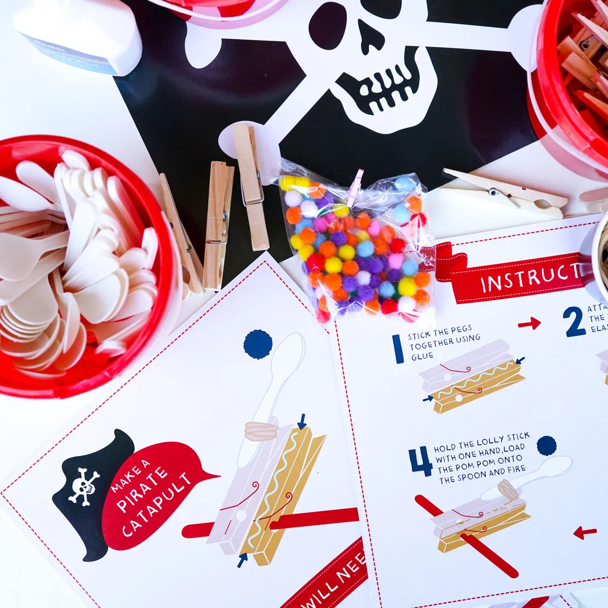 Pirate Birthday Party Set | Amazing Pirate Activities, Food & Drink Labels and Full Party Decor