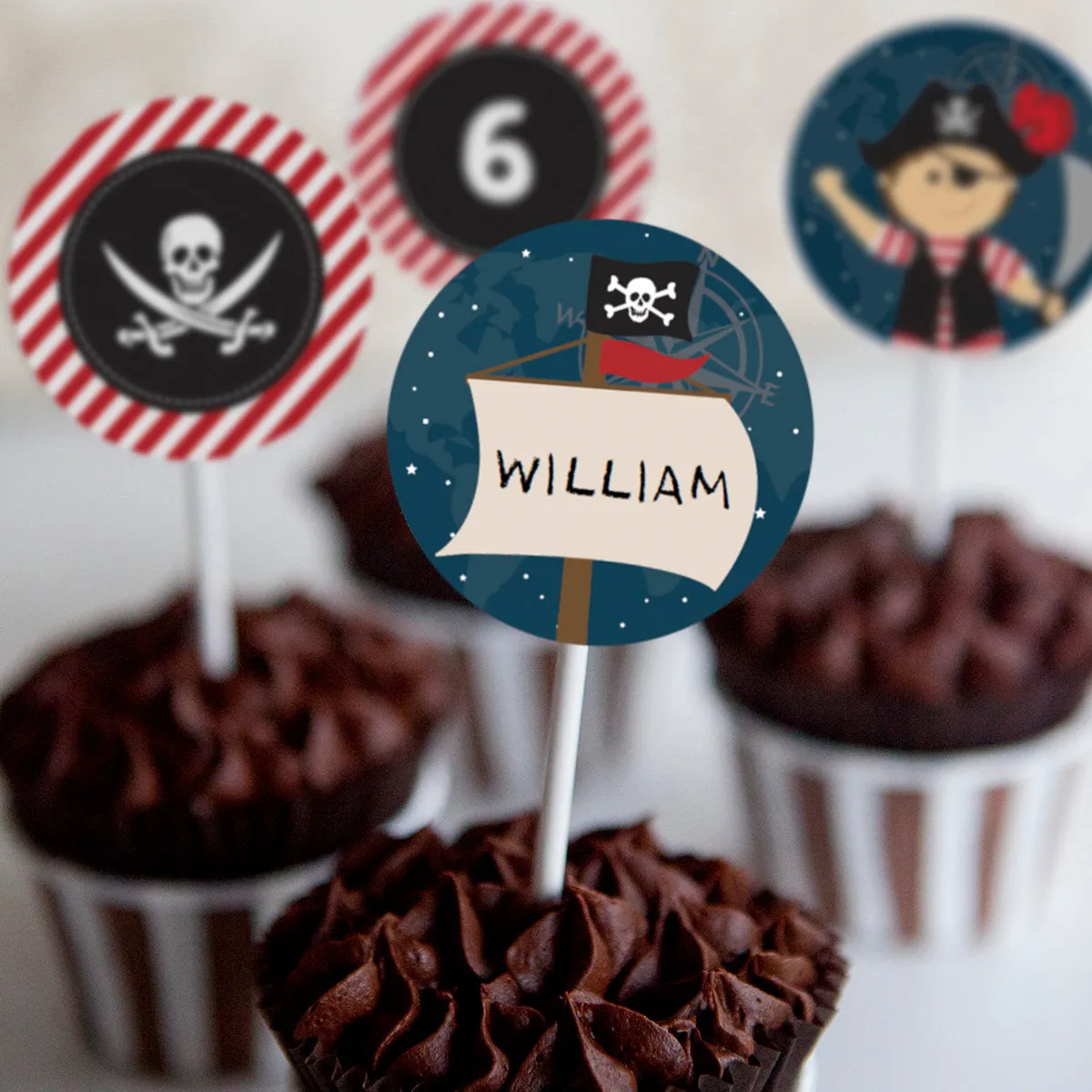 Pirate Birthday Party Set | Amazing Pirate Activities, Food & Drink Labels and Full Party Decor