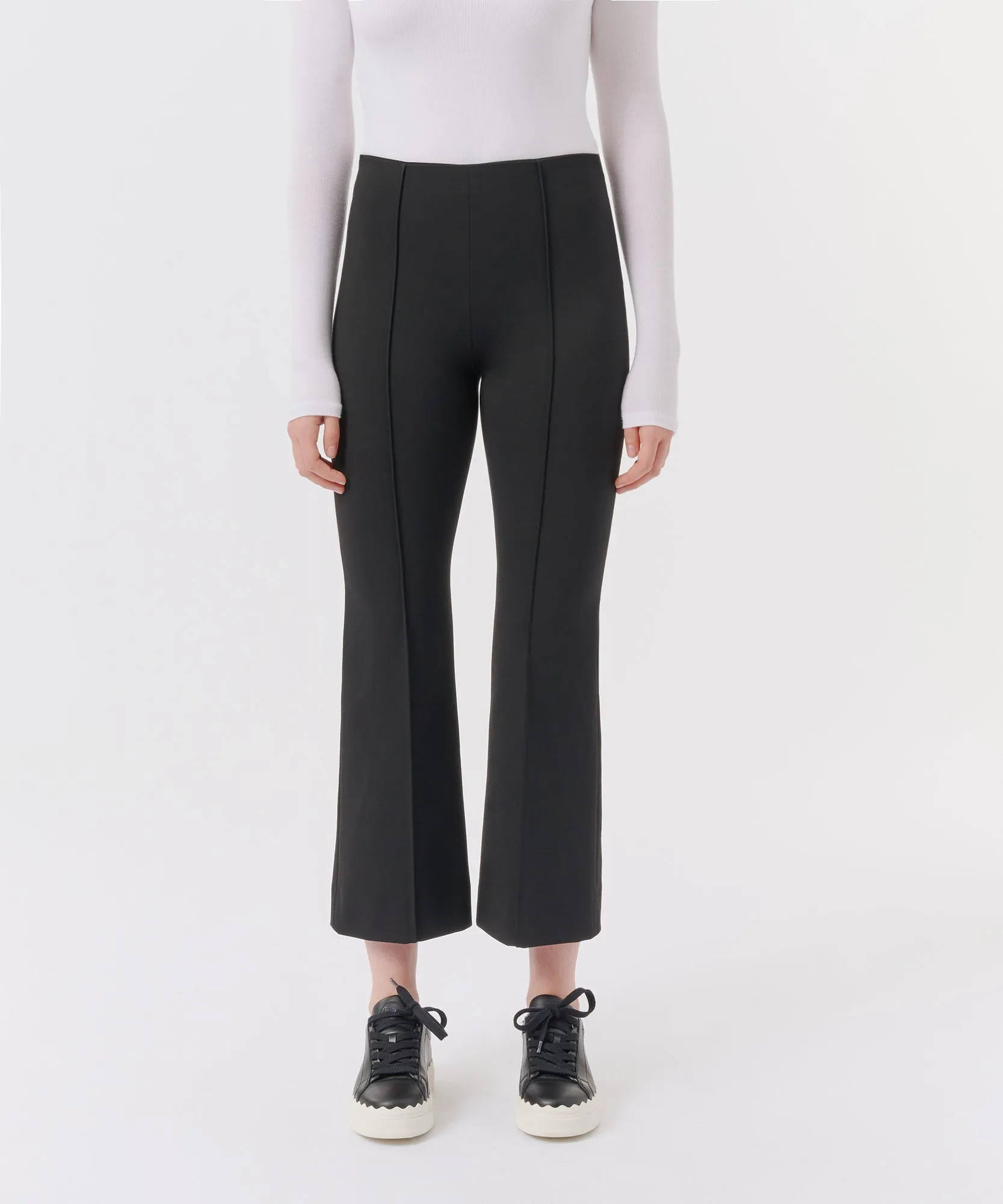 Ponte Kick Flare Pant - Black