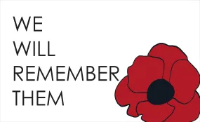 Poppy / we will remember them v1 / Dday / Remembrance