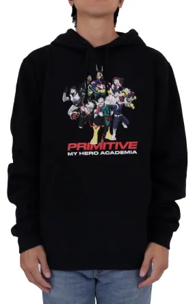 Primitive x My Hero Academia Black Glitter Hoodie