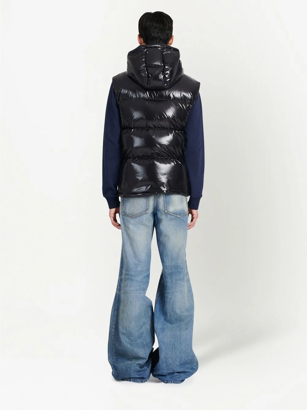 Puffer Hooded Sleeveless Jacket