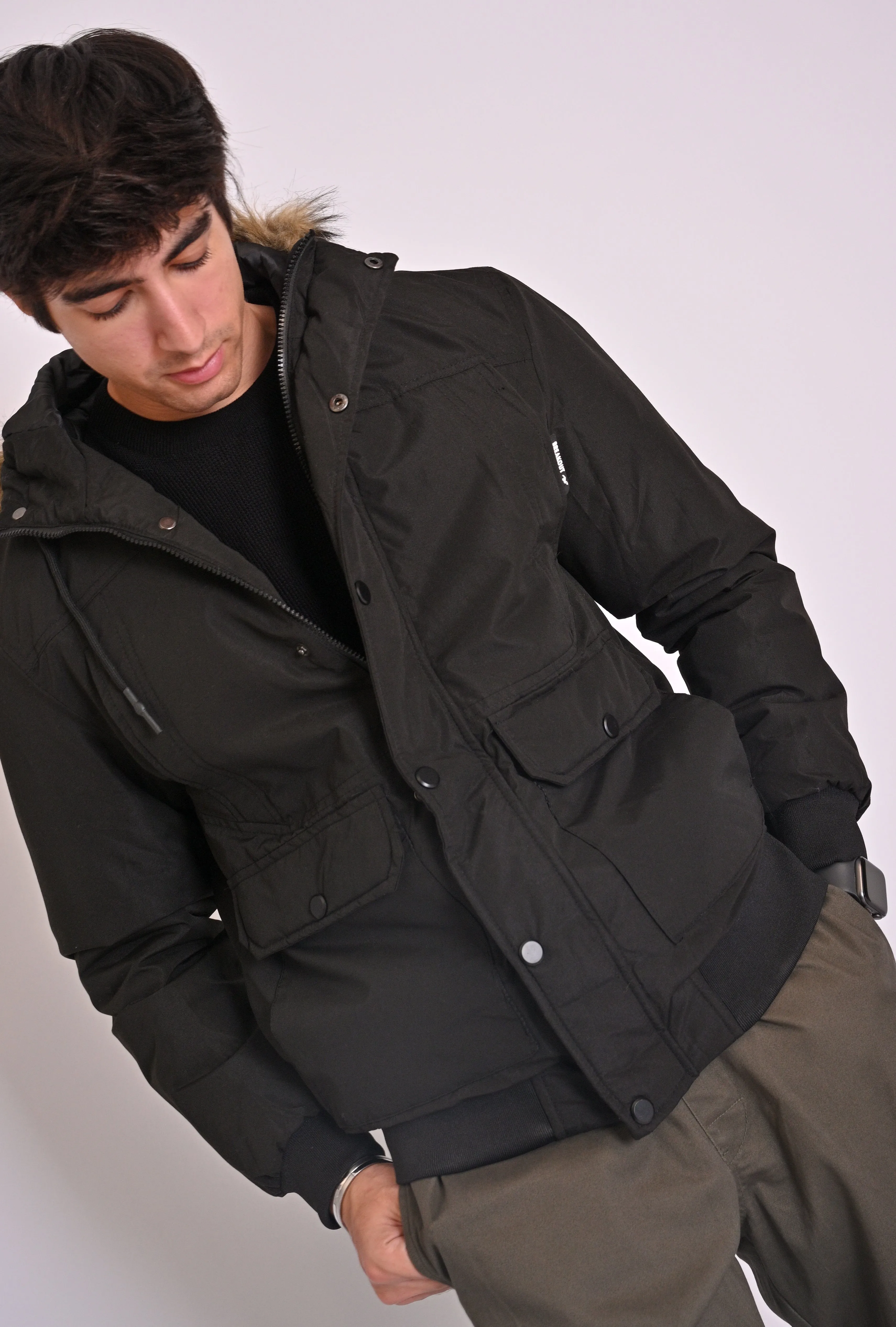 PUFFER JACKET WITH HOOD