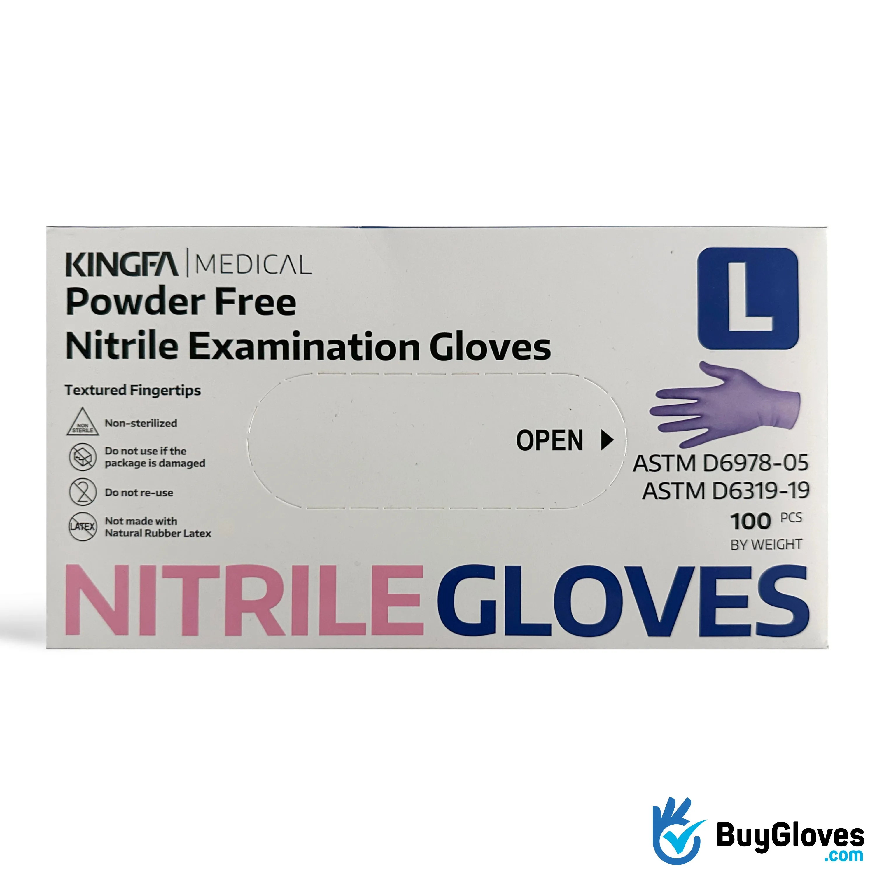 Purple Nitrile Exam Gloves 5 Mil - 1000 Count