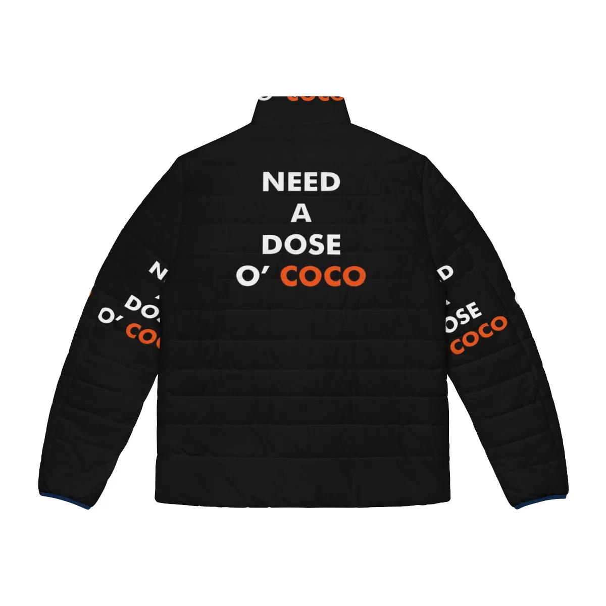 "Conan O'Brien 'Need a Dose O Coco' Puffer Jacket"