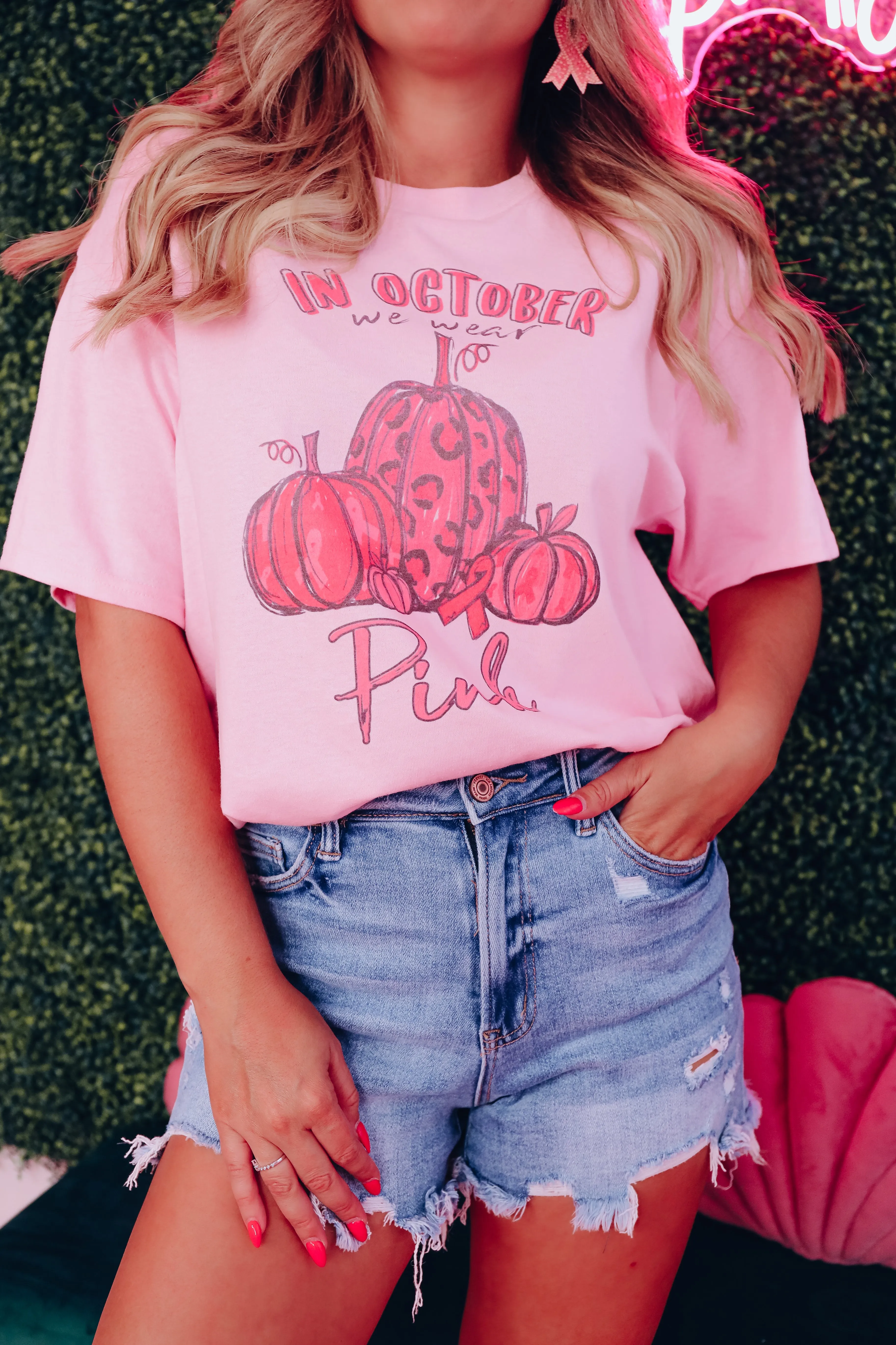 "We Wear Pink" Graphic Tee S-XL