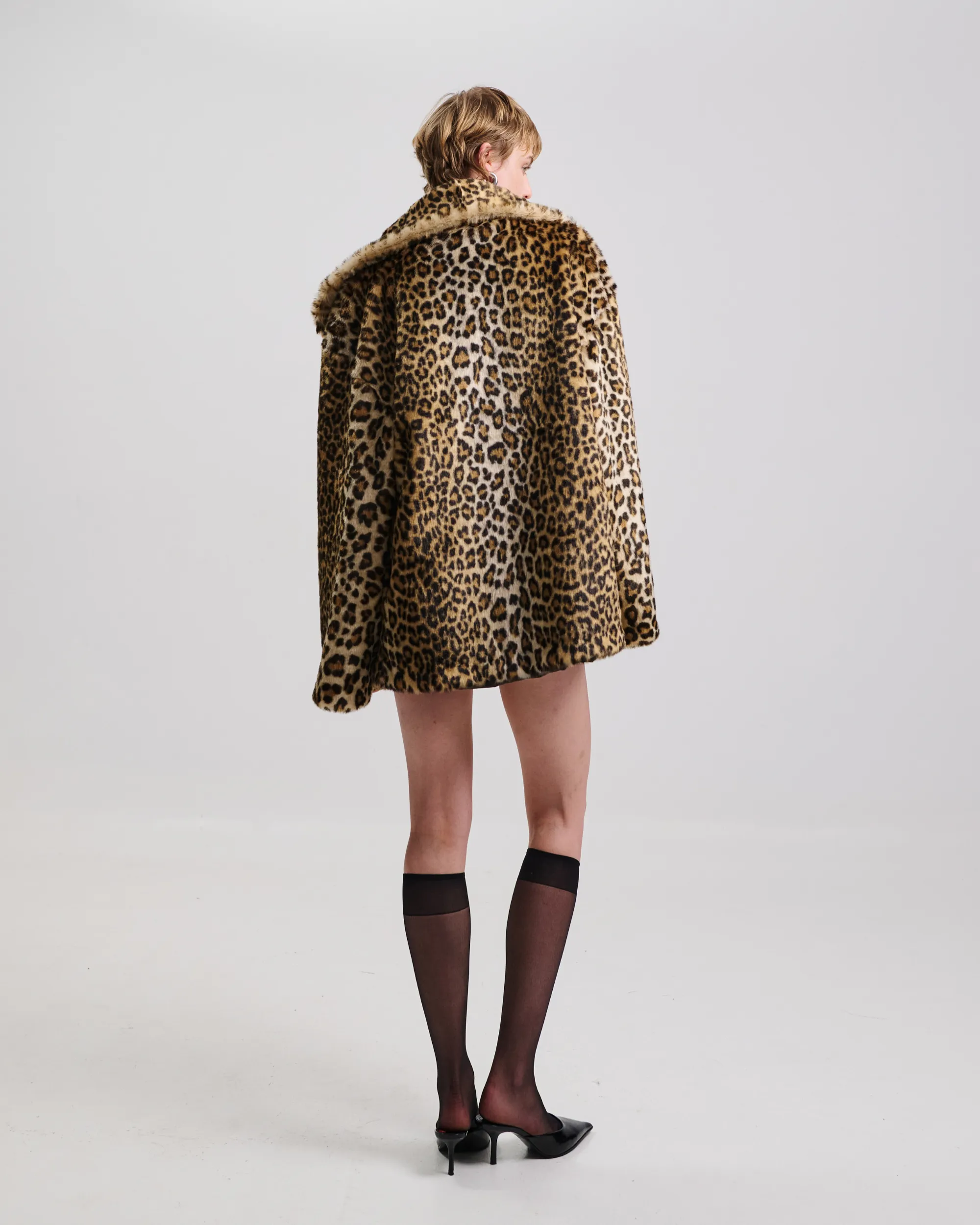 Rachel Leopard Coat