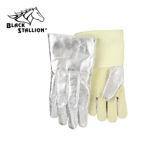 Revco AHS714DK 14", 19 oz. Aluminized Carbon/Kevlar Palm Thermal Protective Gloves (1 Pair)