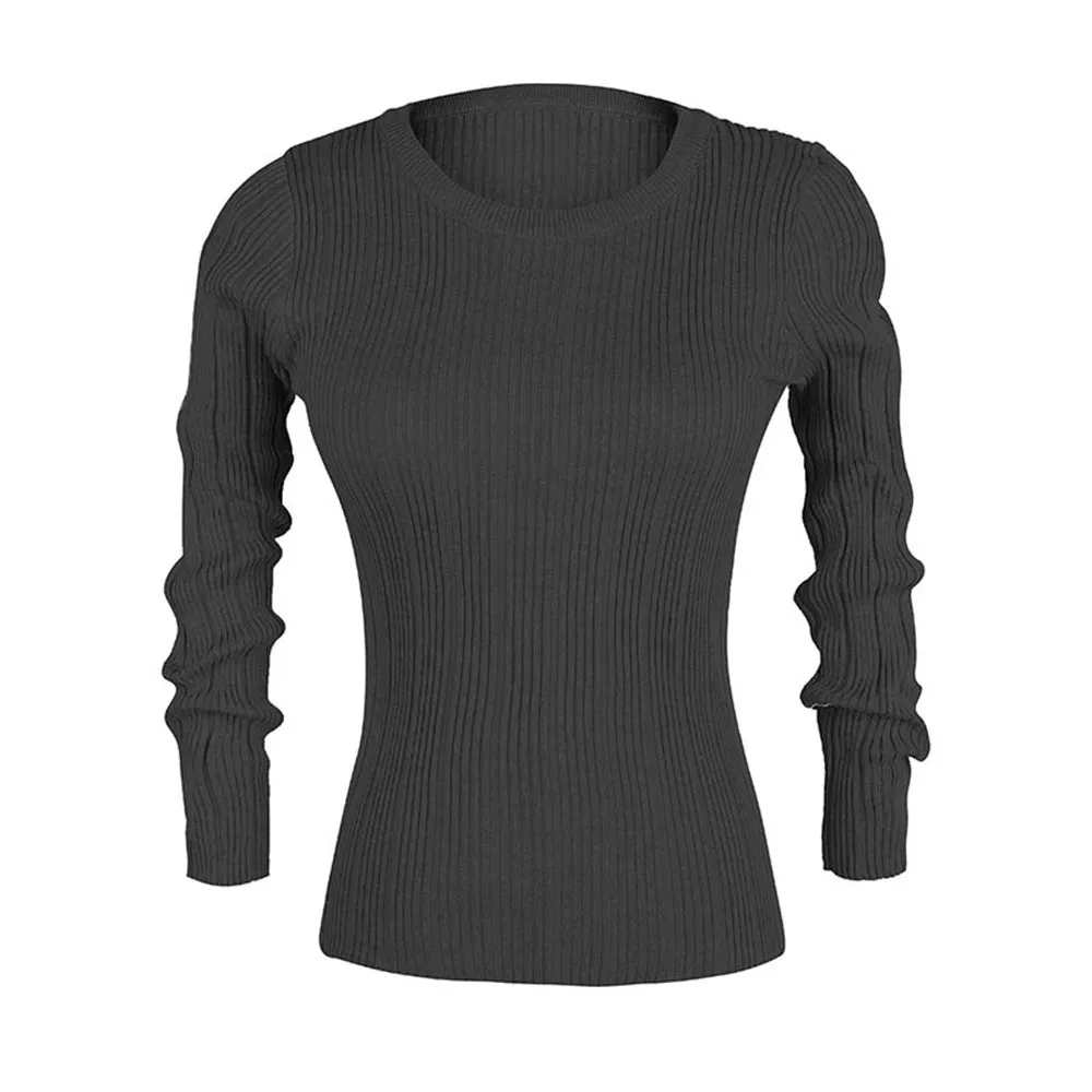 Ribbed Solid Color Top Wholesale Women