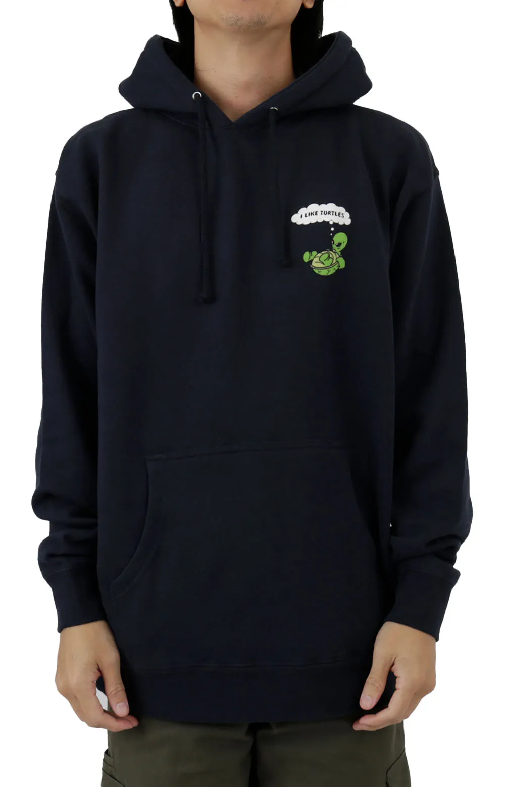 RIPNDIP I Like Turtles Navy Pullover Hoodie