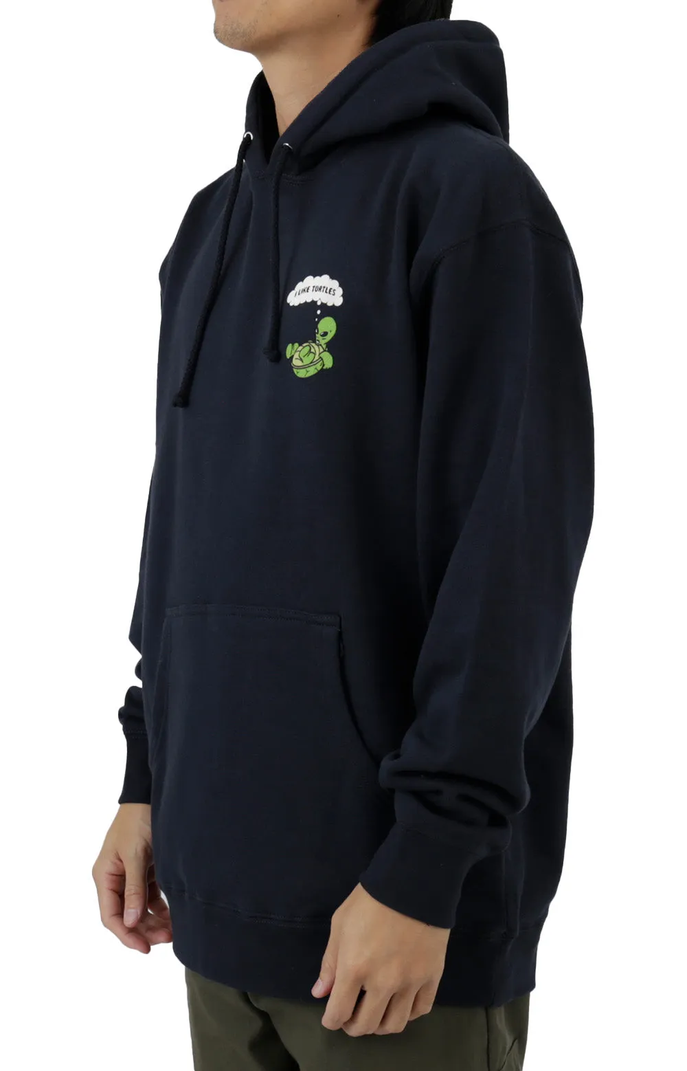 RIPNDIP I Like Turtles Navy Pullover Hoodie