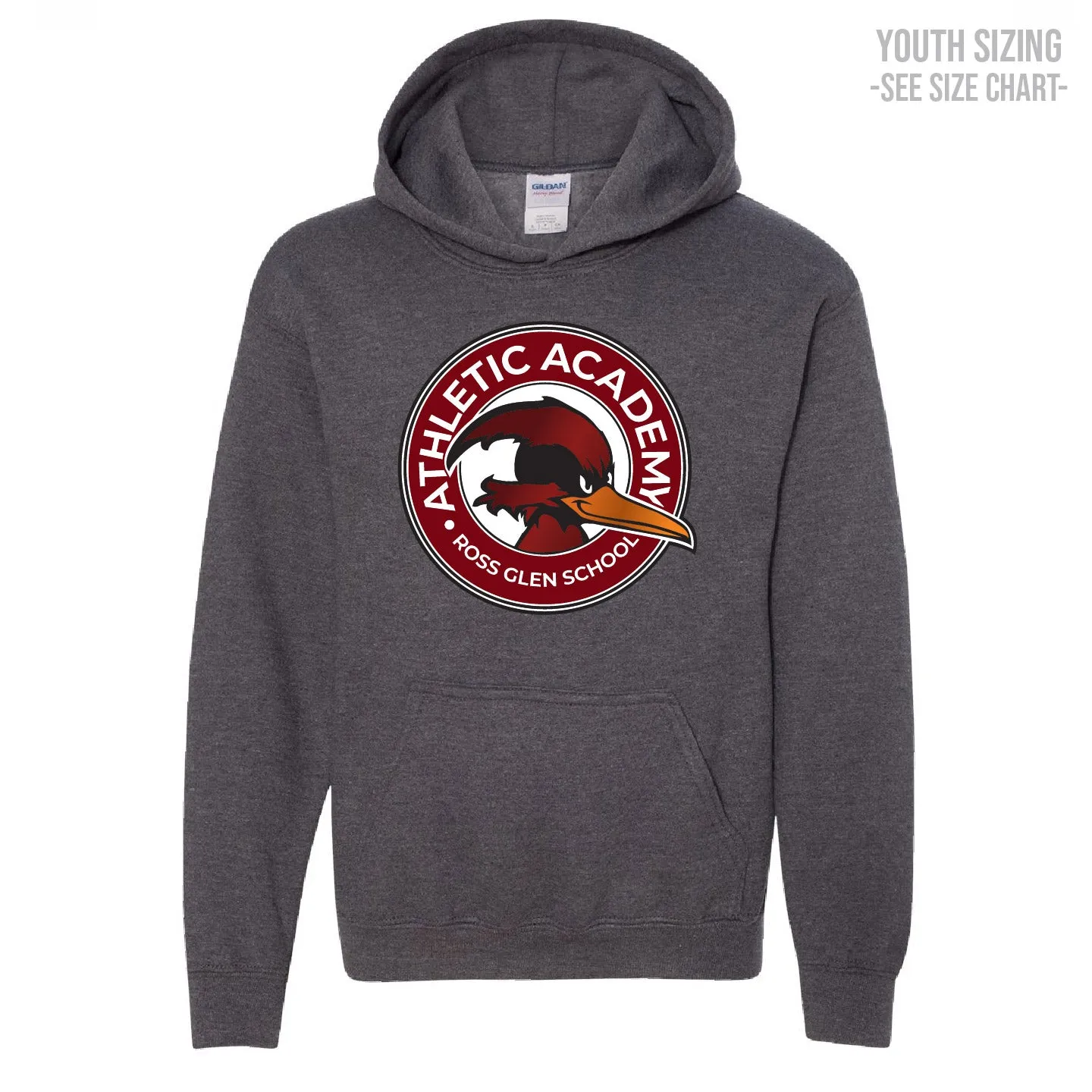 Ross Glen Athletic Academy YOUTH Pullover Hoodie (RGST002-18500B)