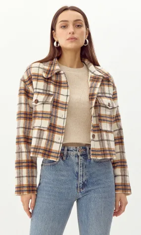 Roula Plaid Short Shacket