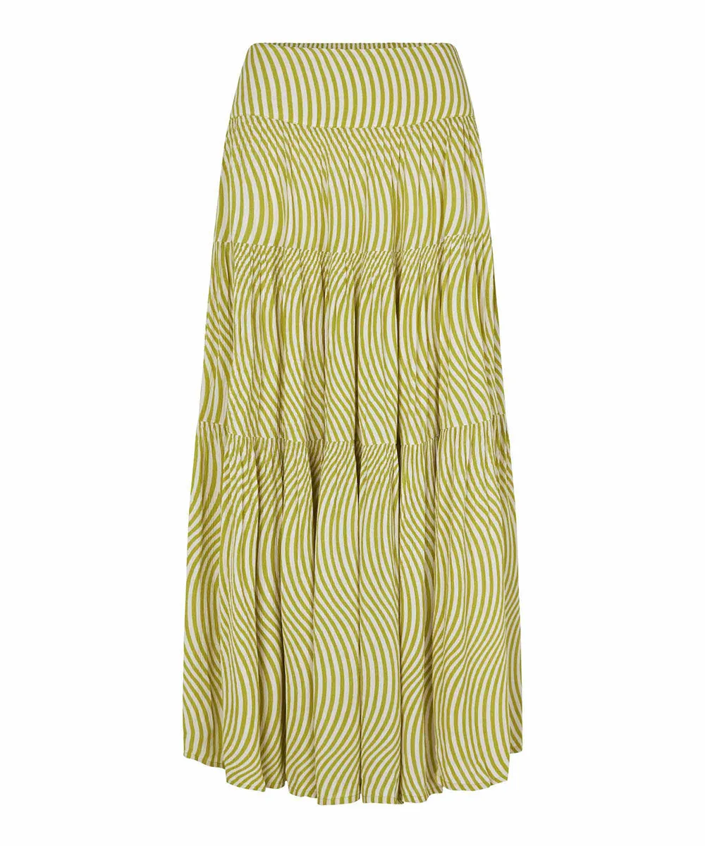 Sable Tiered Maxi Skirt