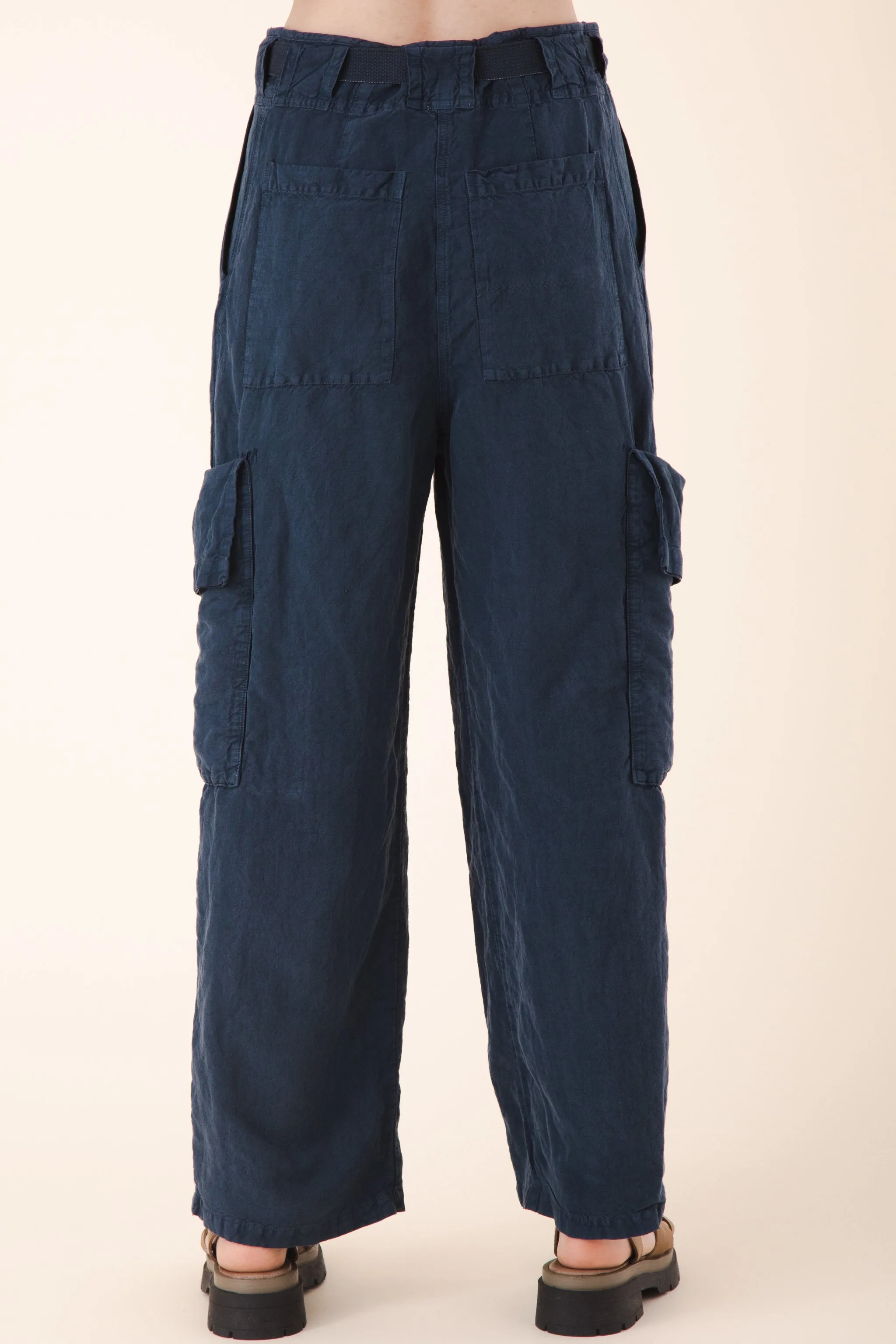 Sack Pocket Pant Silk in Atlantic