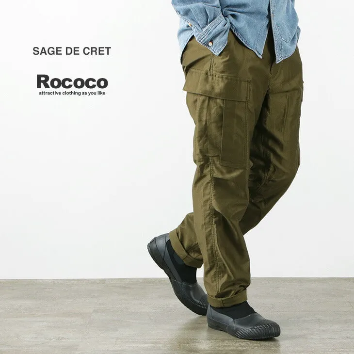 SAGE DE CRET / Tapered Cargo Pants/Moleskin