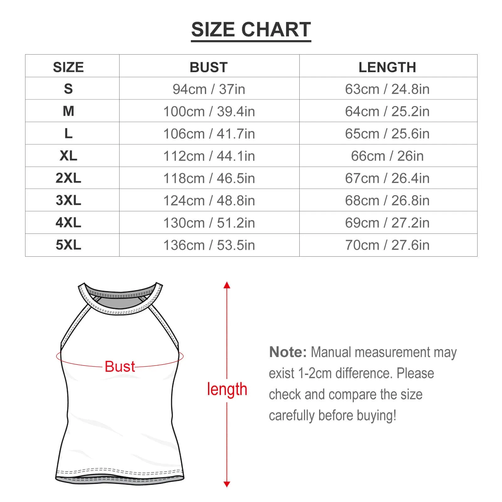 Sally's Dress Women's Round-Neck Vest Tank Top