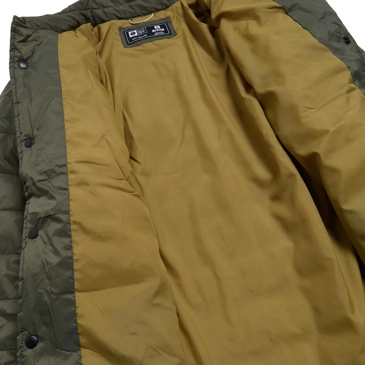 Salty Crew Barrier Shacket Jacket - Olive