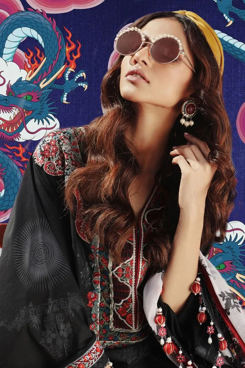 Sana Safinaz Muzlin Lawn Collection 2020 – 19A-Ci