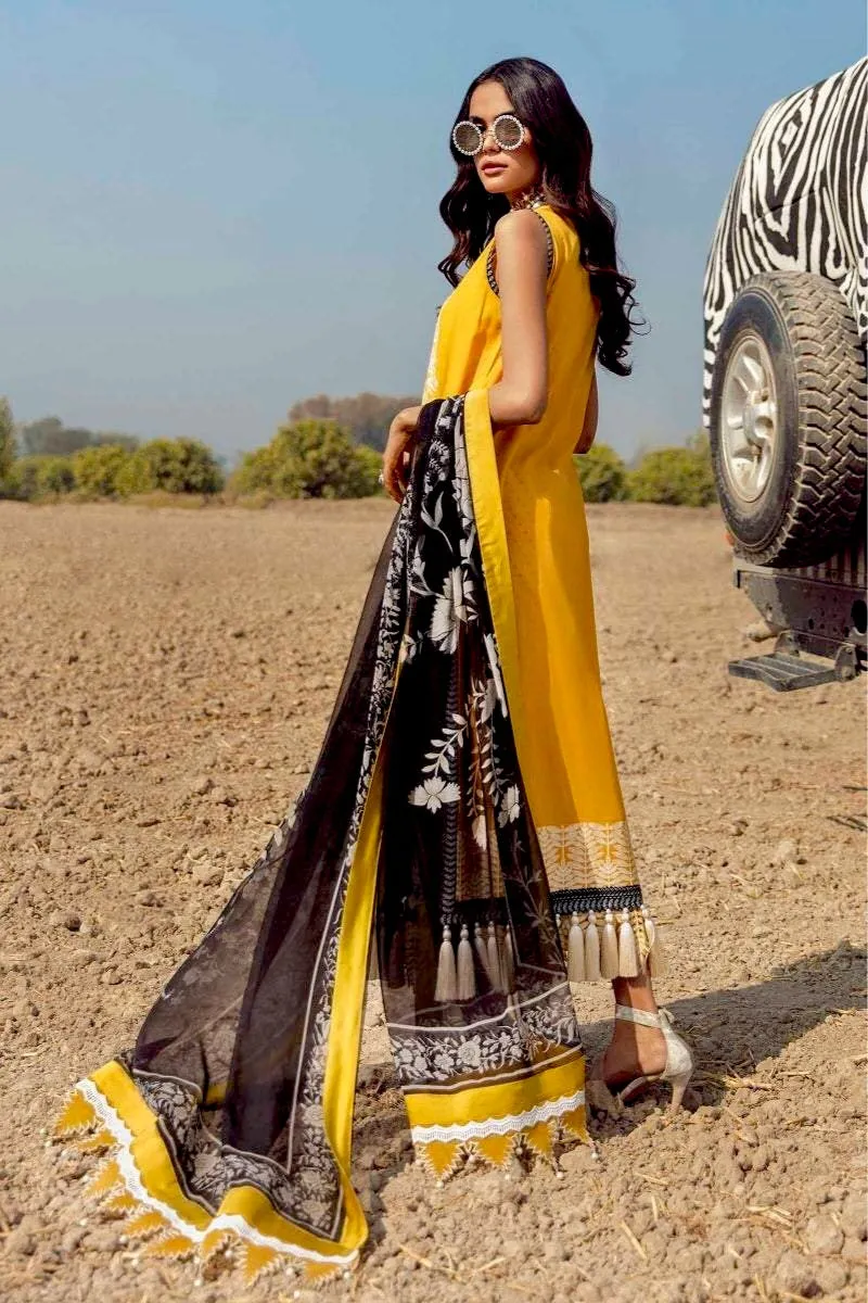 Sana Safinaz Muzlin Spring Lawn Collection 2021 – M211-001A-CJ