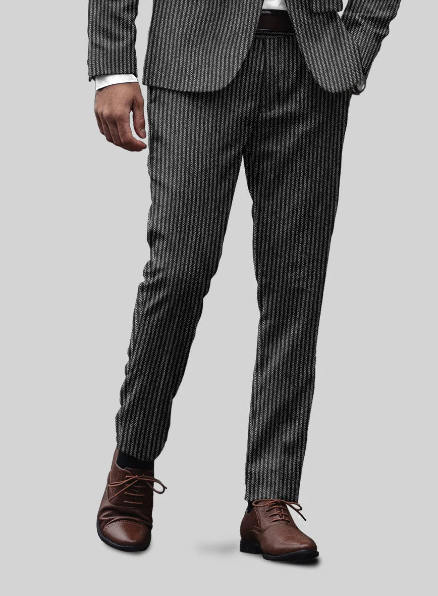 Sartori Mariano Black Soft Tweed Pants