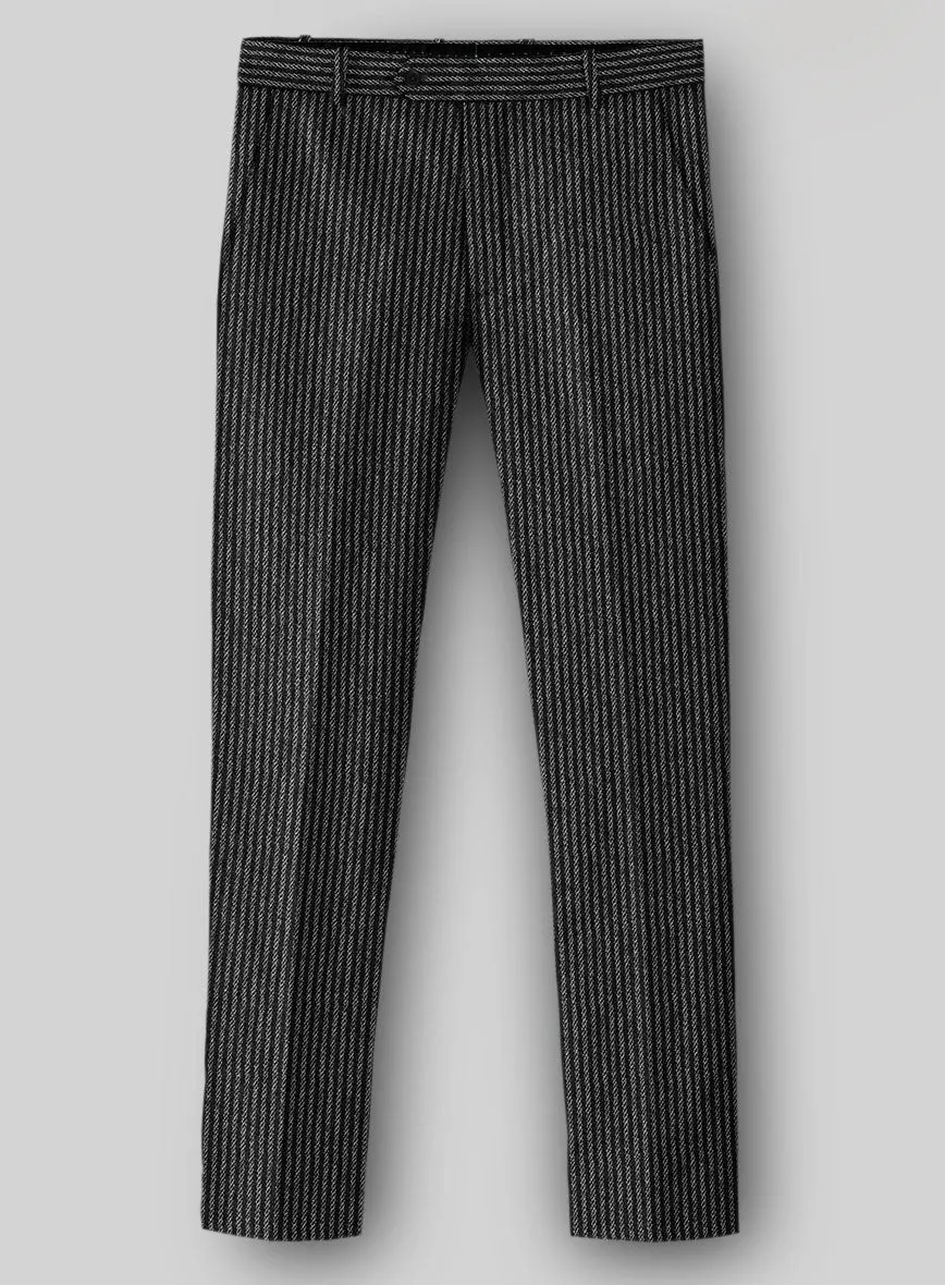 Sartori Mariano Black Soft Tweed Pants