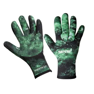 Seac 3.5mm Camo Scuba Diving Spearfishing Gloves