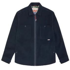 Sealskinz Hockering Water Repellent Zip Through Shacket Navy