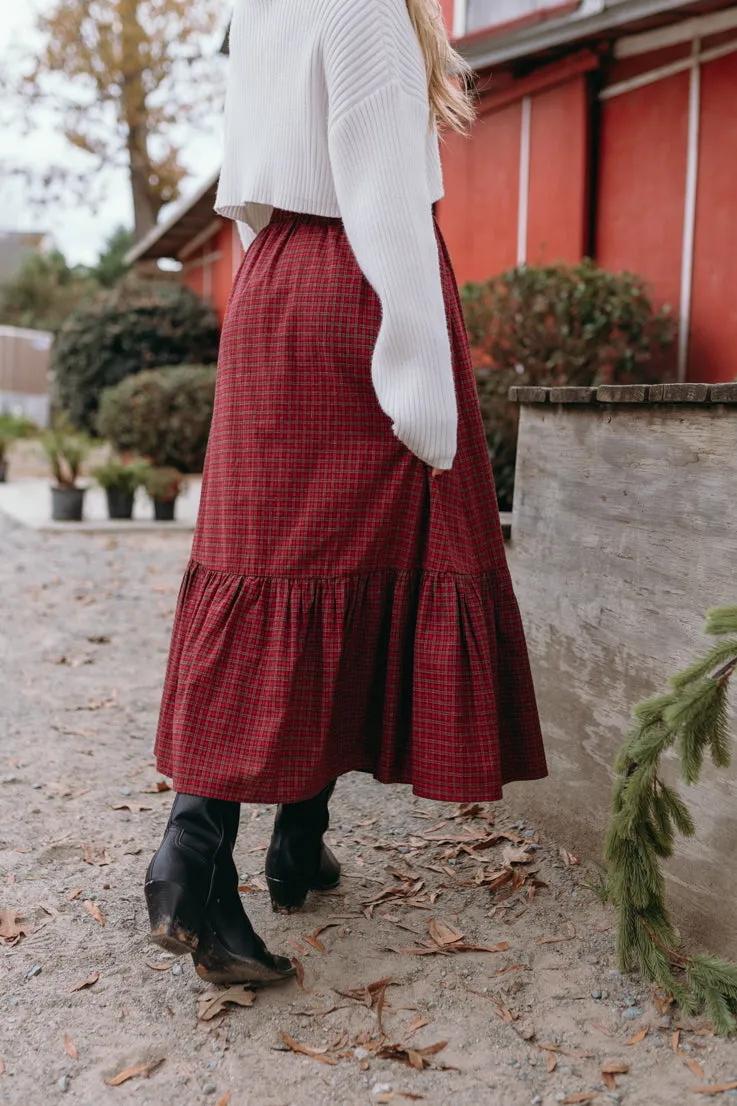 Season's Greetings Maxi Skirt