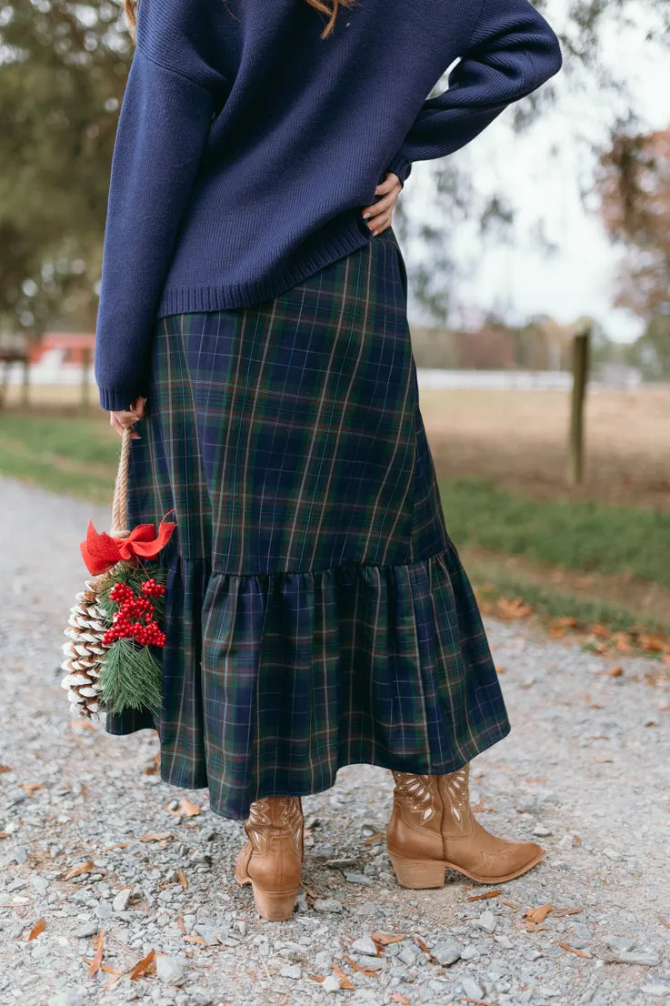 Season's Greetings Maxi Skirt