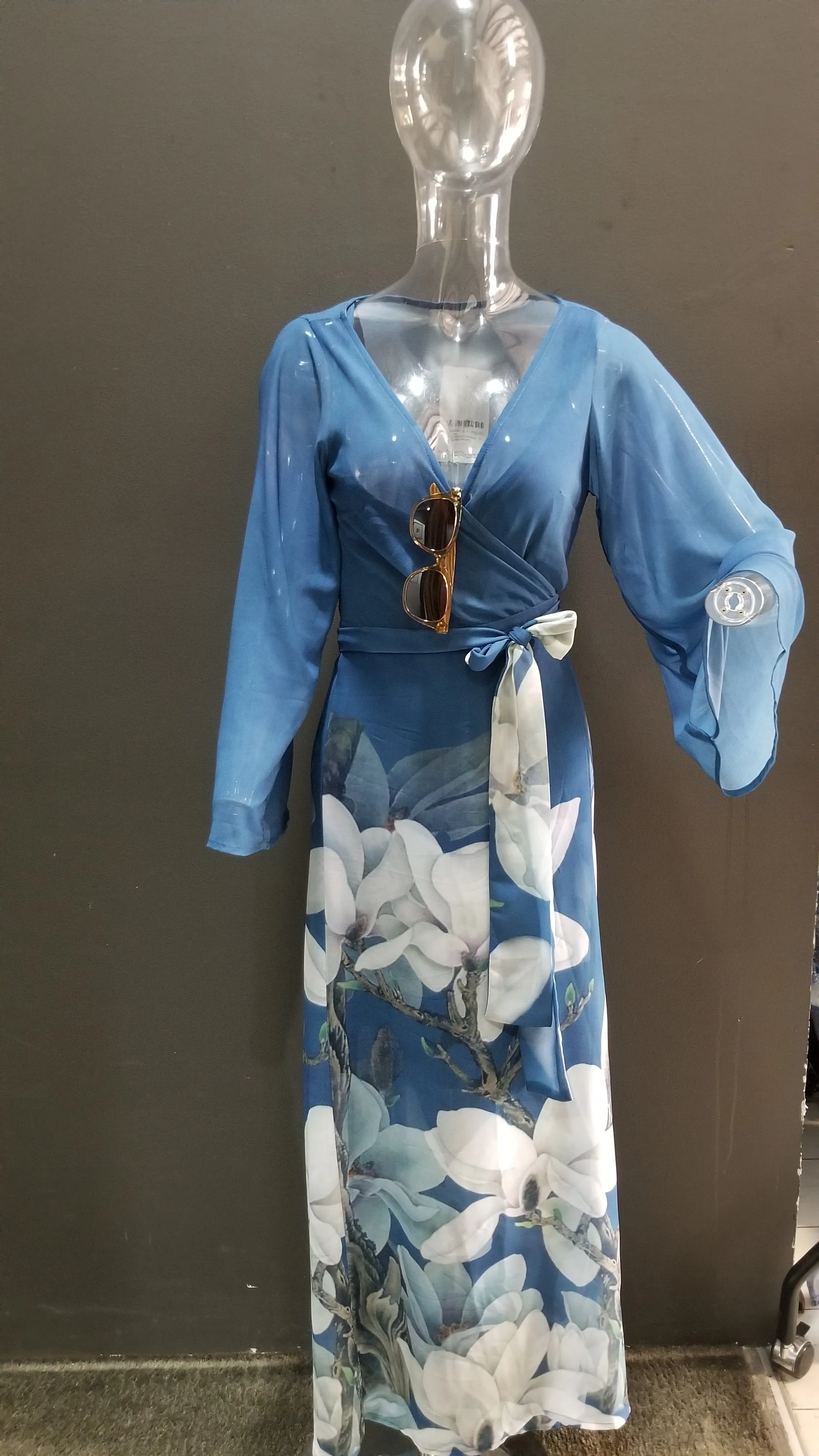 Segan Maxi Kaftan Wrap Dress