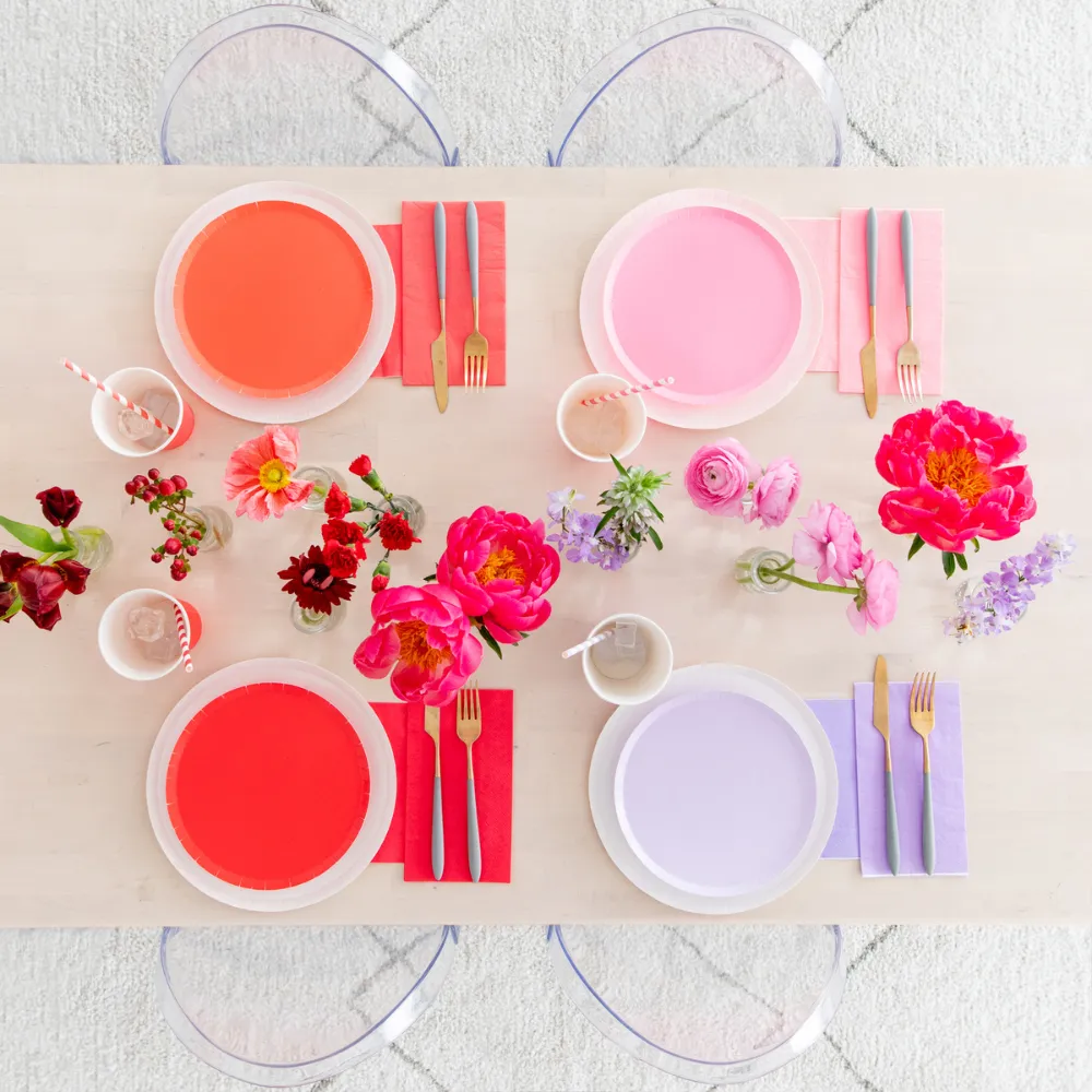 Shades Petal Dinner Plates