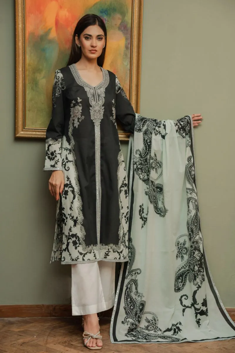 Shamaeel - LE-01 - Lawn - 3 Piece