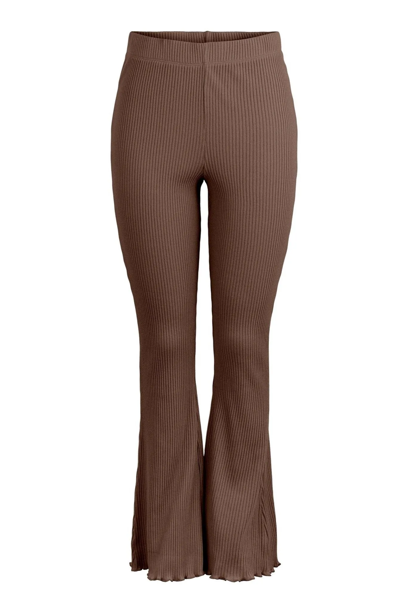 Sigrud High Waist Flared Trousers - Mustang