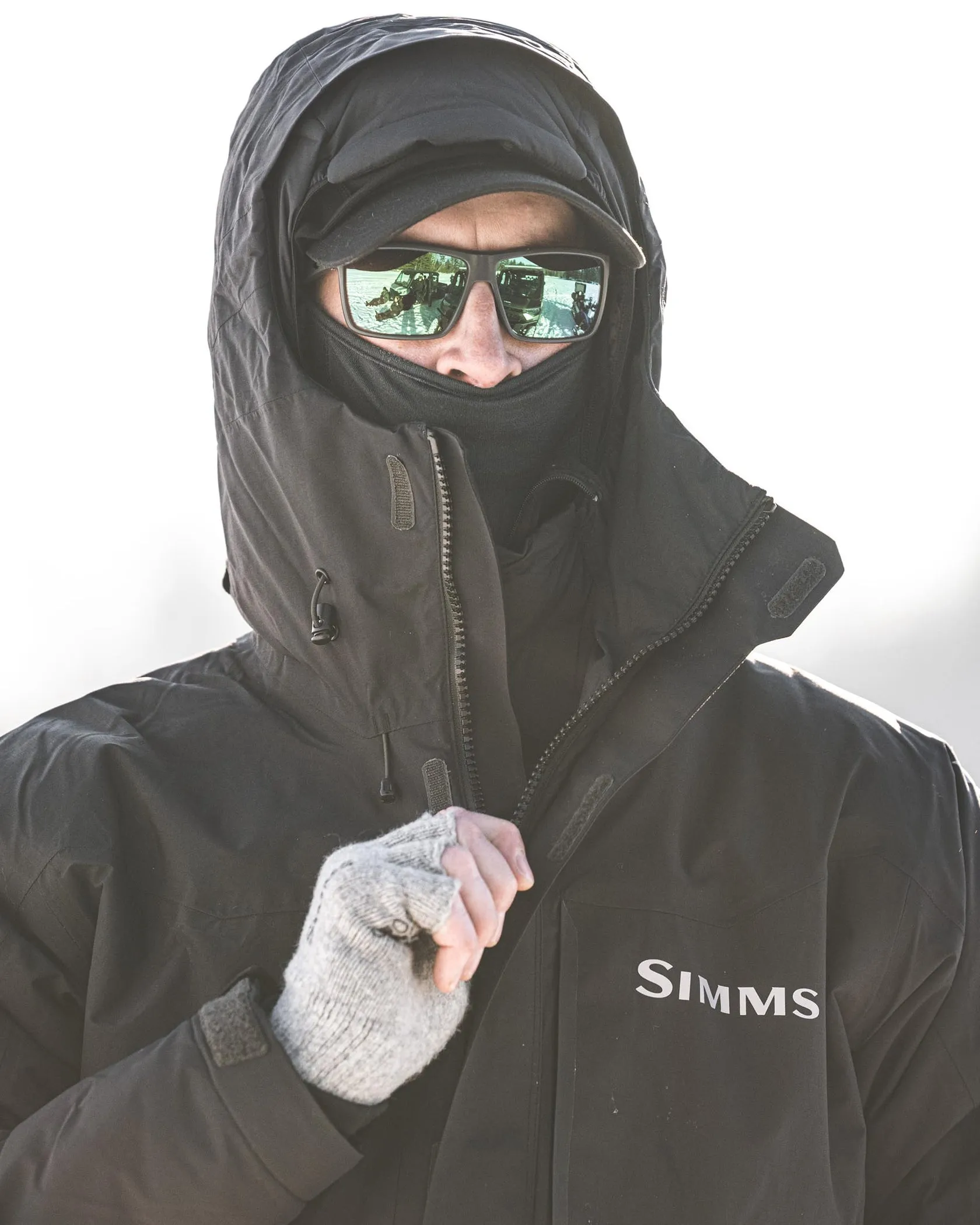 Simms Lightweight Wool Neck Gaiter - Carbon