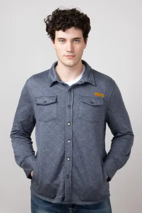 Simply Southern Quilted Shacket for Men in Slate | PP-0224-MN-SHKT-QLTD-SLATE