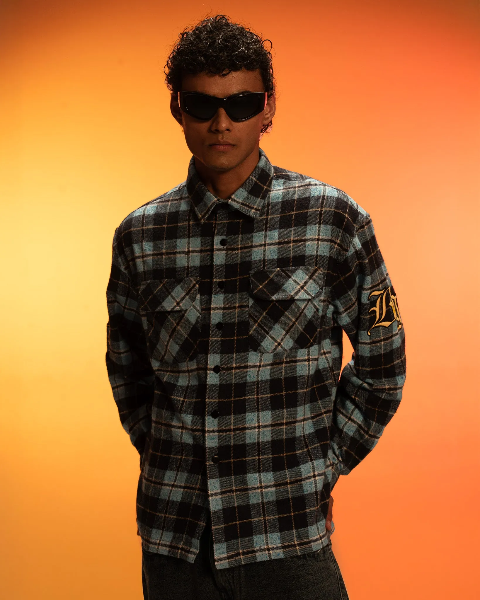 SKYFALL PLAID SHACKET