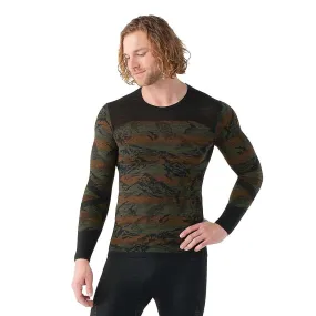 Smartwool Mens Intraknit Thermal Merino Pattern Crew Base Layer Top