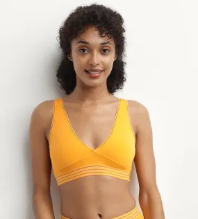 Soutien-gorge triangle sans armature en microfibre Jaune Oh My Dim’s