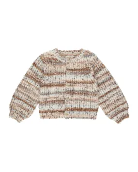 The Cheyenne Cardigan by Rylee   Cru - Blue Multi-Stripe - BABY