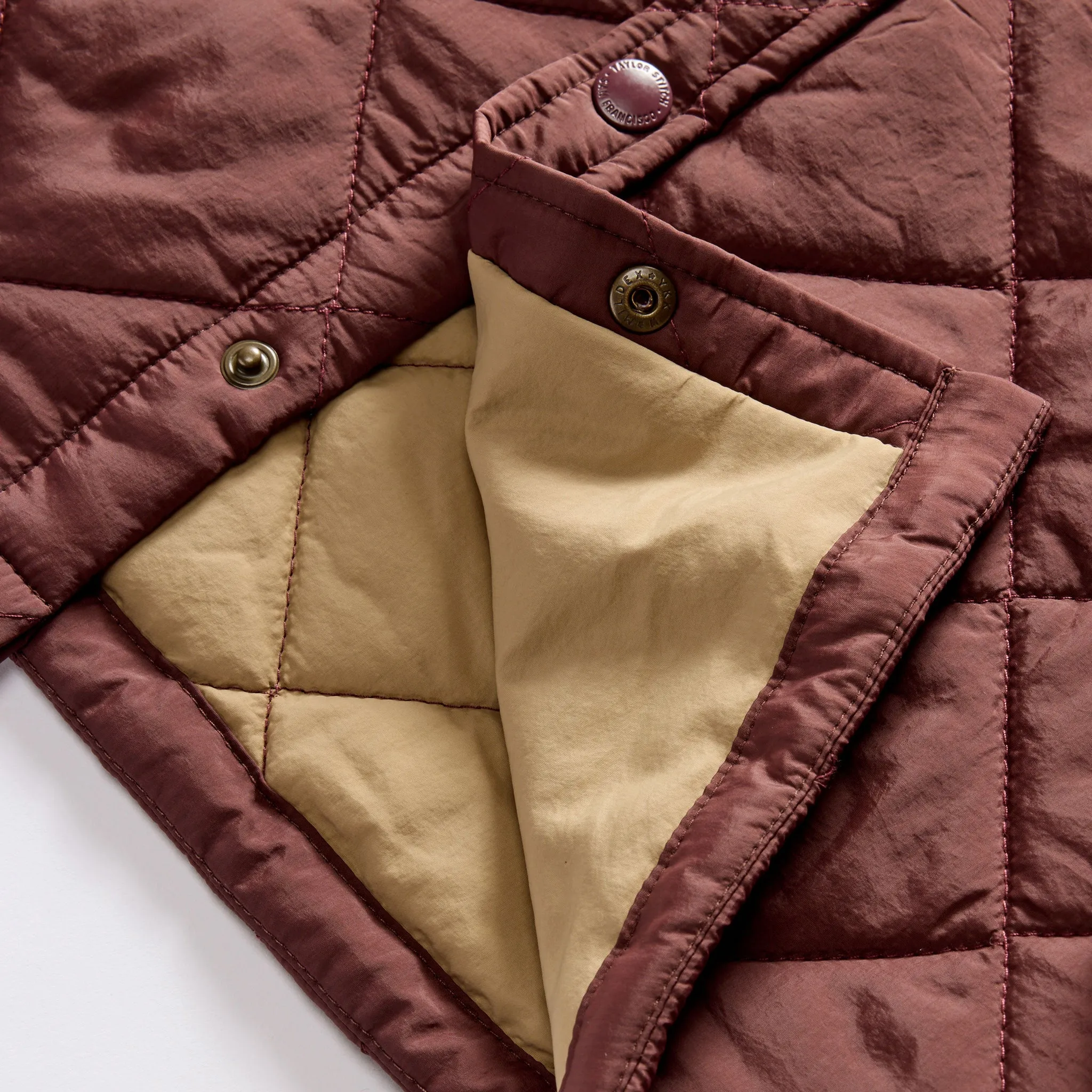 The Miller Shirt Jacket in Burgundy