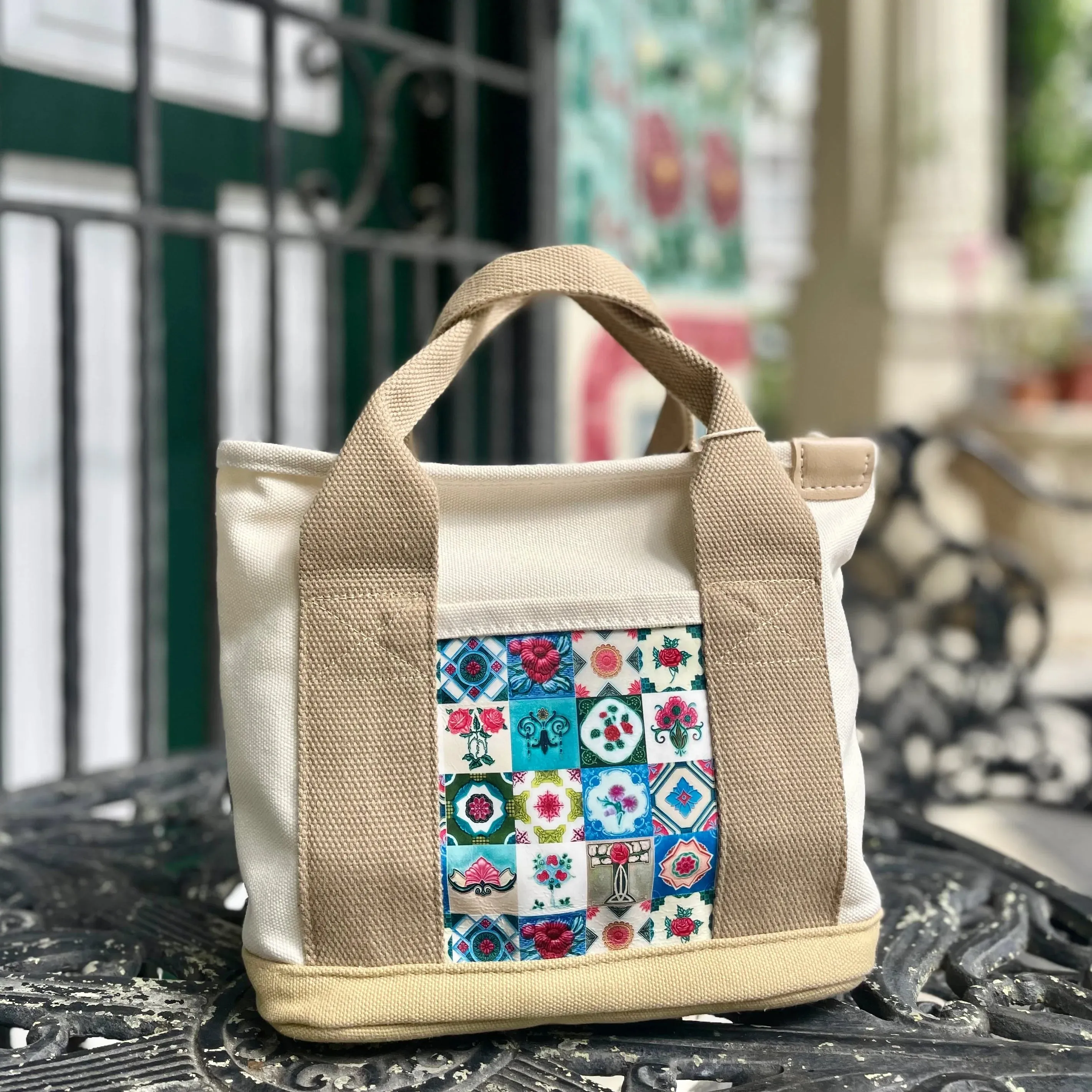 The Voyager Sling - Peranakan Tiles