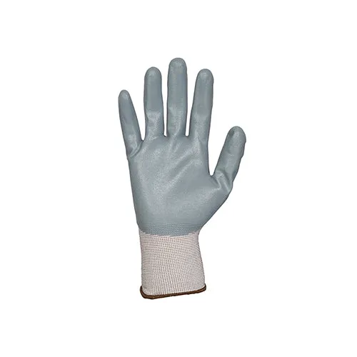 Tillman 1763 White/Gray Nitrile Foam Coated Nylon Gloves (1 Pair)