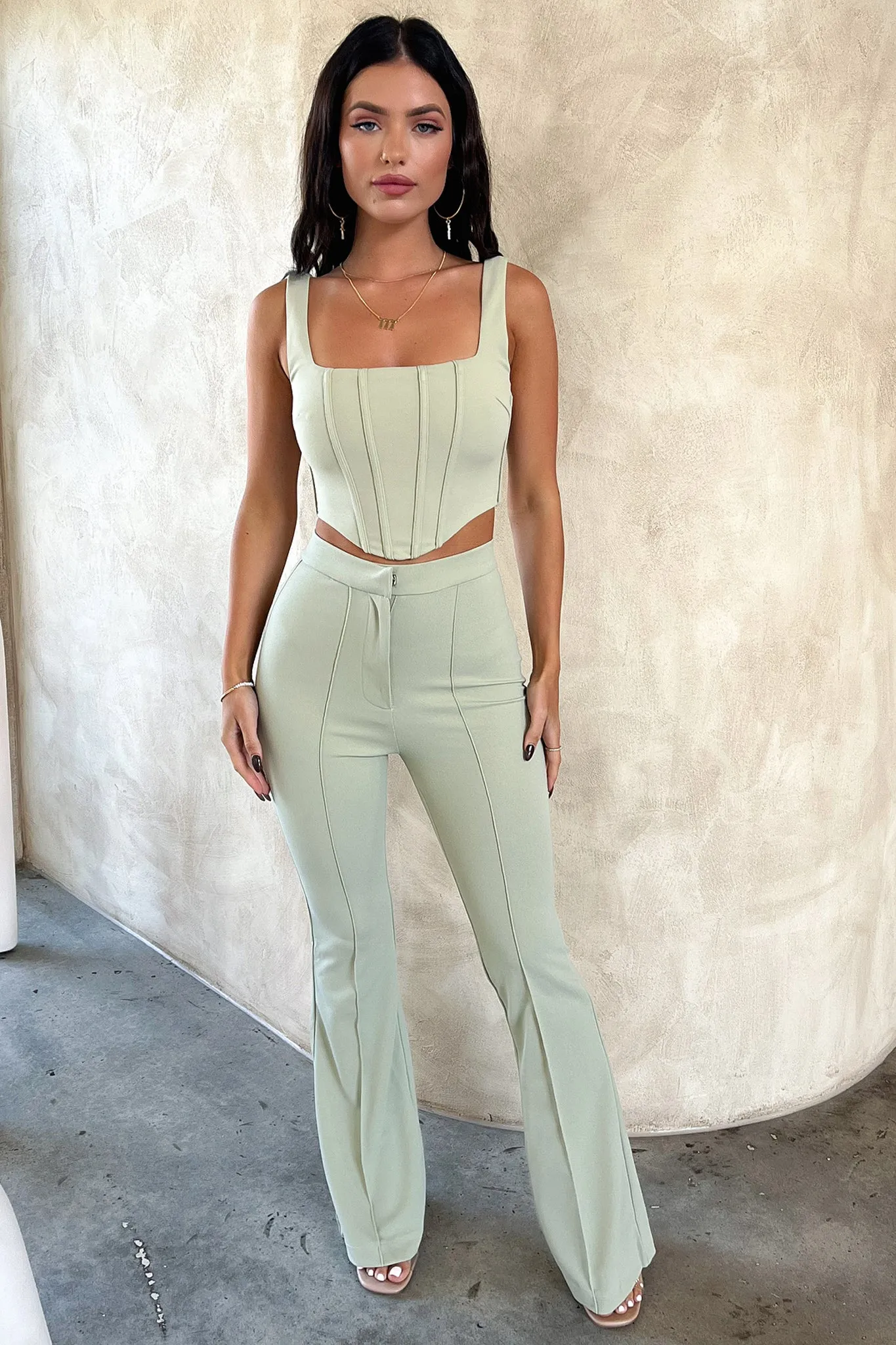 Token Flare Pants - Sage