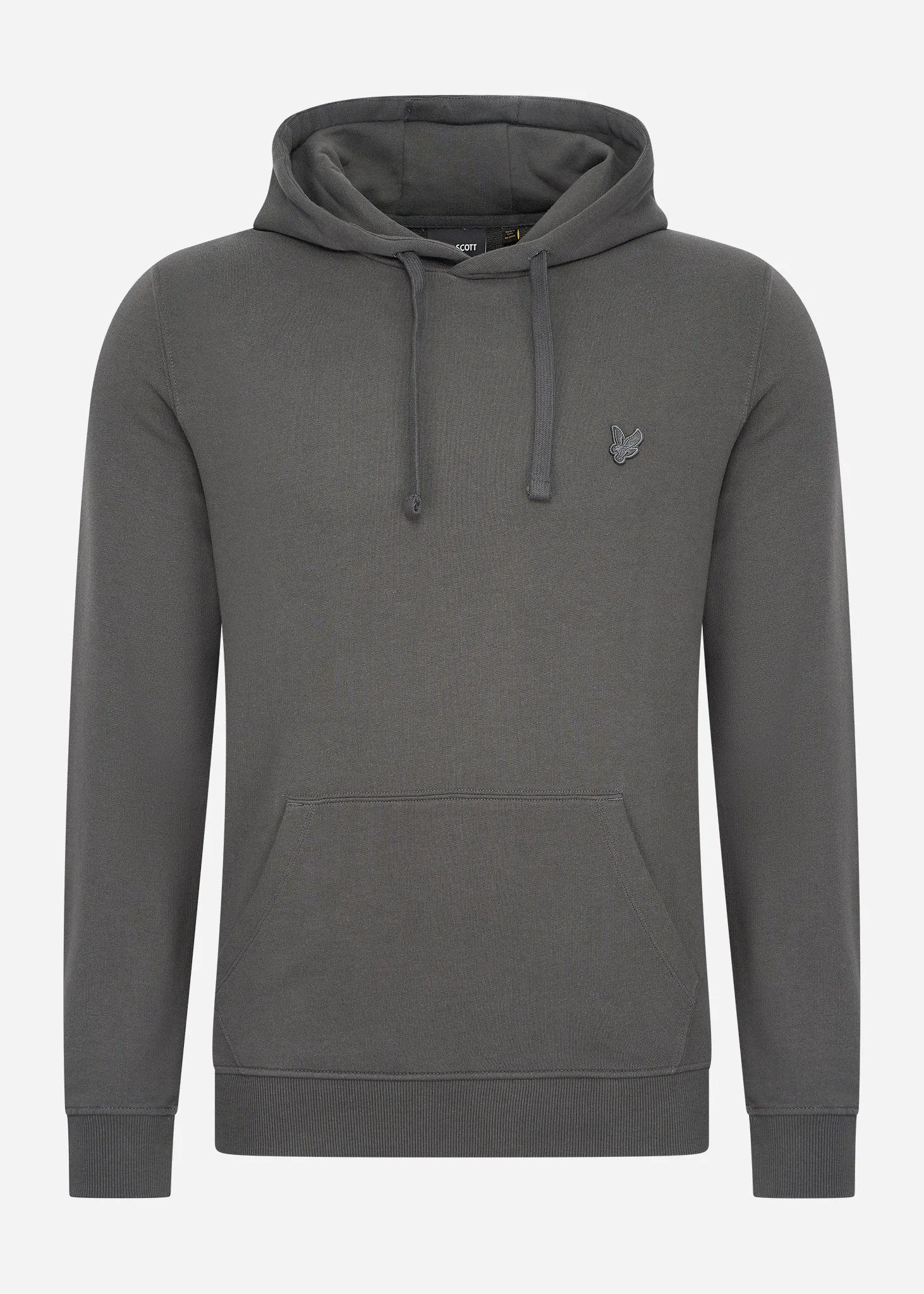 Tonal eagle pullover hoodie - gunmetal