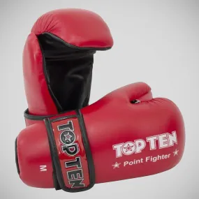 Top Ten Pointfighter Gloves Red