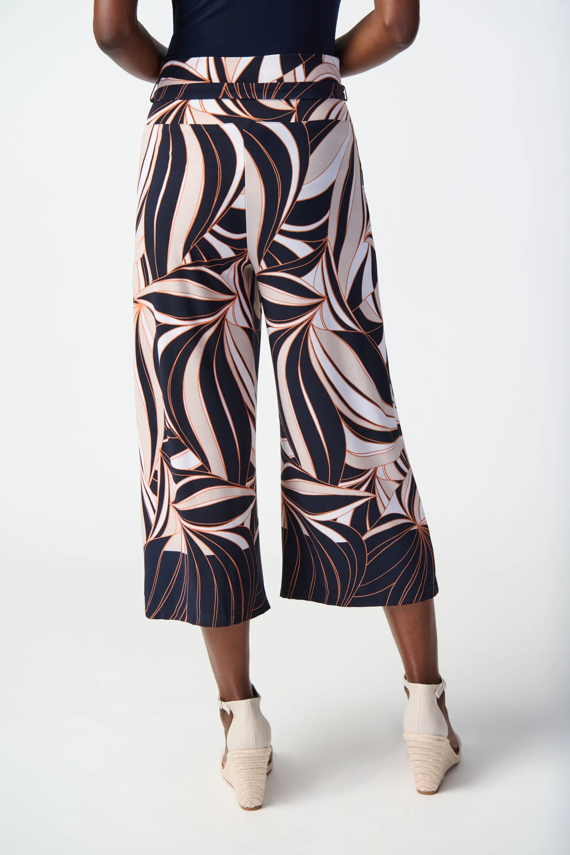 TROPICAL BORDER PRINT CULOTTE