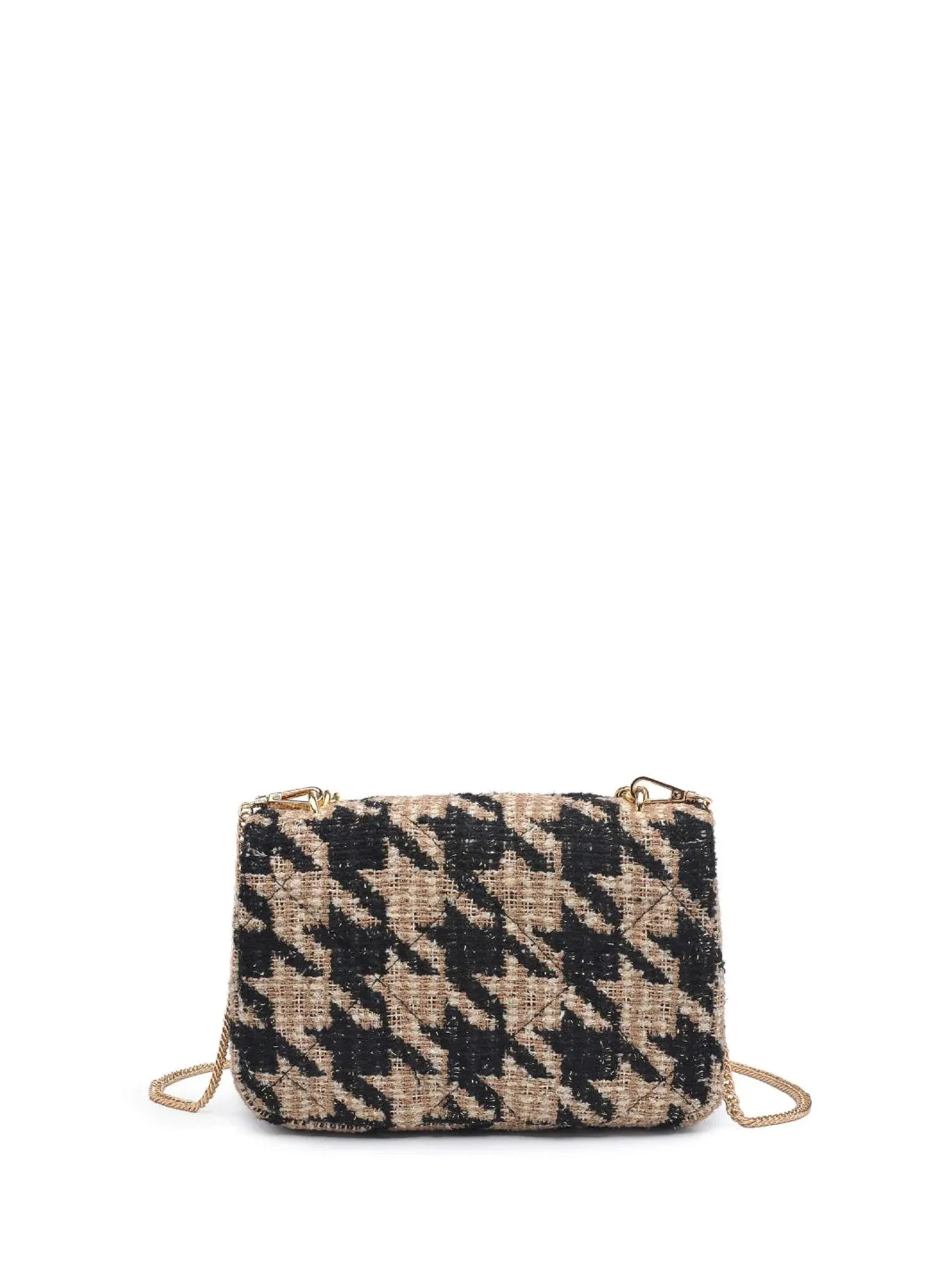 Urban Expressions Boucle Houndstooth Crossbody Bag - Brands We Love