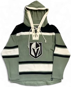 Vegas Golden Knights OHT Olive Superior Lacer Hood military appreciation