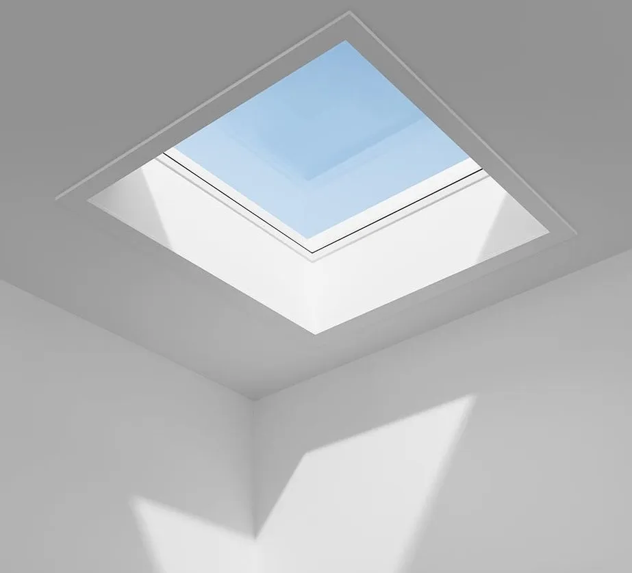 VELUX CFU 150100 Fixed Curved Glass Package 150 x 100 cm (Including CFU Double Glazed Base & ISU Curved Glass Top Cover)